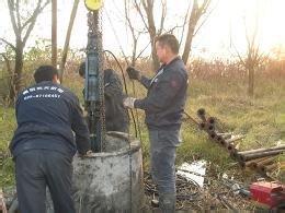 農村水泵安裝現場